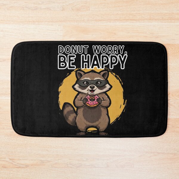 Item preview, Donut Worry, Be Happy | Funny Donut  designed and sold by BrokenLabel.