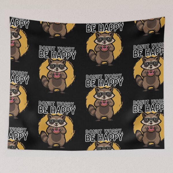Item preview, Donut Worry, Be Happy | Funny Donut  designed and sold by BrokenLabel.