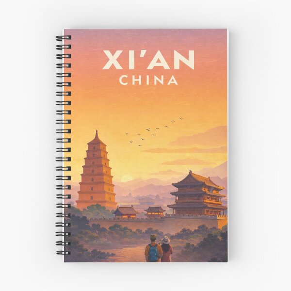 Item preview, Xi'an Giant Wild Goose Pagoda Ancient City China designed and sold by Places On Earth.