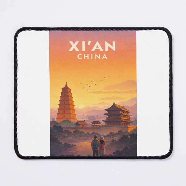 Item preview, Xi'an Giant Wild Goose Pagoda Ancient City China designed and sold by Places On Earth.