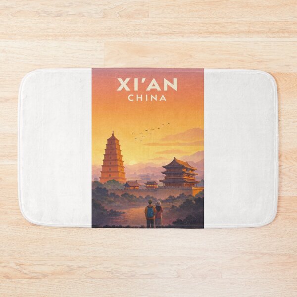 Item preview, Xi'an Giant Wild Goose Pagoda Ancient City China designed and sold by Places On Earth.