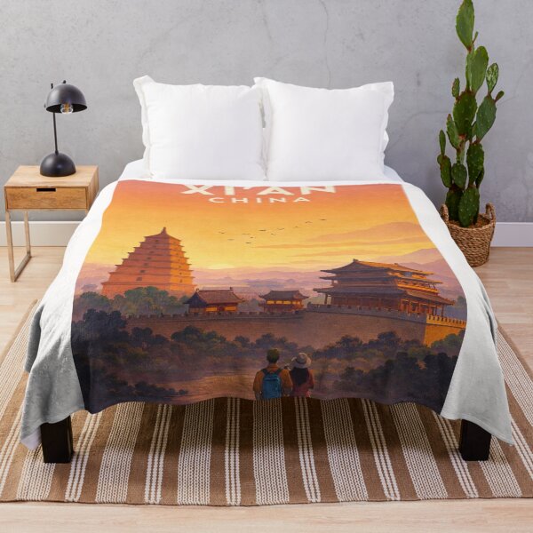 Item preview, Xi'an Giant Wild Goose Pagoda Ancient City China designed and sold by Places On Earth.
