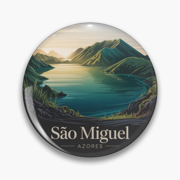 Item preview, São Miguel Azores Portugal: Green Mountain Lake View designed and sold by CircinusStore.