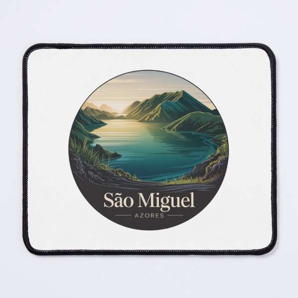 Item preview, São Miguel Azores Portugal: Green Mountain Lake View designed and sold by CircinusStore.
