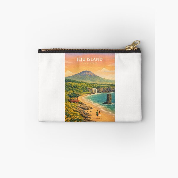 Item preview, Jeju Island Hallasan Coastline and Jeongbang Falls South Korea designed and sold by Places On Earth.