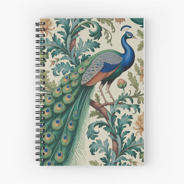 Item preview, William Morris Peacock Pattern | Arts & Crafts Botanical Textile | Vintage English Wallpaper Style Decorative Art designed and sold by Tamas Das.
