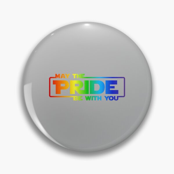 Item preview, Gay Pride LGBT Ally May The Pride Be with You Rainbow Men designed and sold by ArleneRowe.