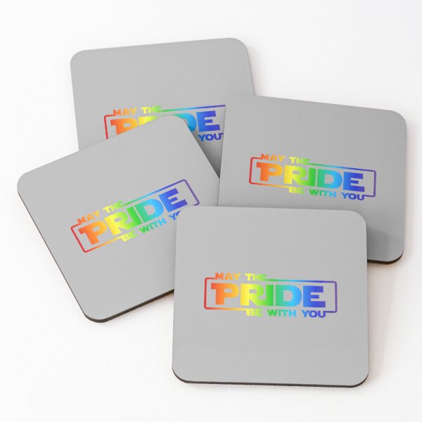 Item preview, Gay Pride LGBT Ally May The Pride Be with You Rainbow Men designed and sold by ArleneRowe.