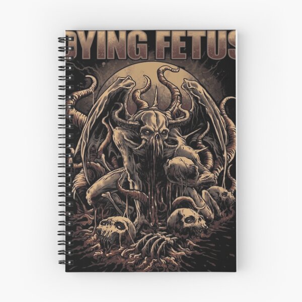 Item preview, Dying Fetus Demonic Horned Skull and Tentacle Monster Gore Landscape designed and sold by Lai Fai.