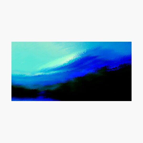 winter fuji.... Photographic Print