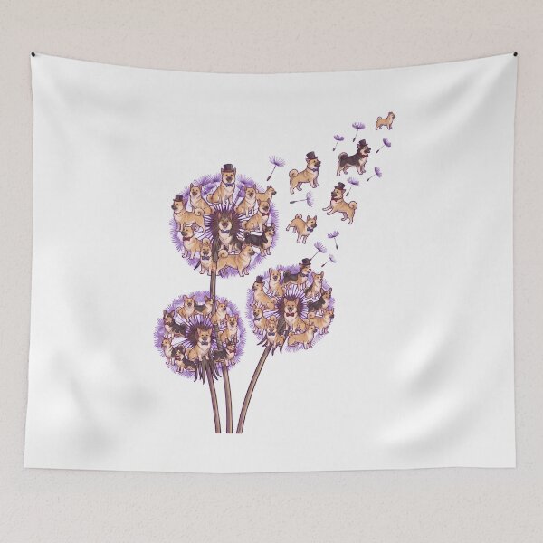 Item preview, Norwegian Buhund Dandelion Flower Dog Lover designed and sold by dian-rody-crest.