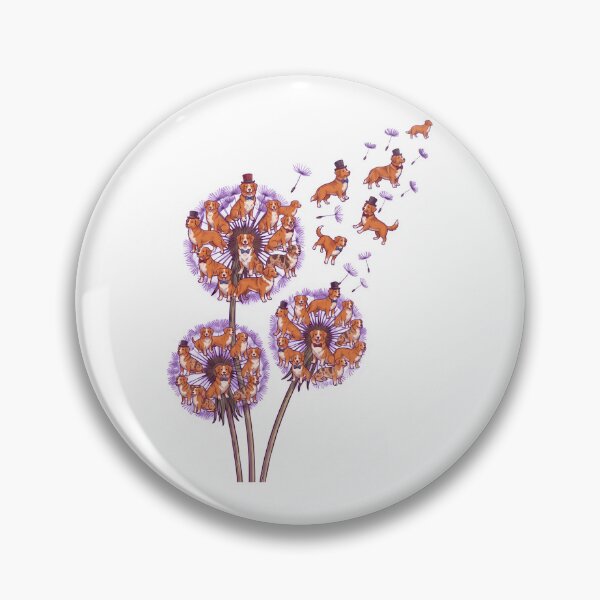 Item preview, Nova Scotia Duck Tolling Retriever Dandelion Flower Dog Lover designed and sold by dian-rody-crest.