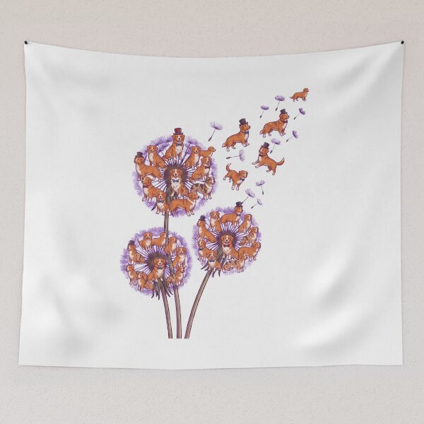 Item preview, Nova Scotia Duck Tolling Retriever Dandelion Flower Dog Lover designed and sold by dian-rody-crest.
