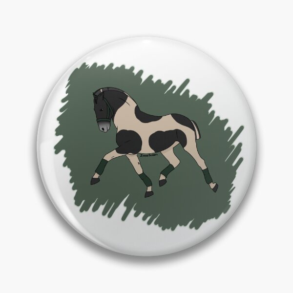 Item preview, Black Pinto Horse (Full) designed and sold by EquusStickers.