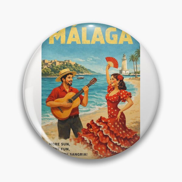 Item preview, Málaga Flamenco Costa del Sol Andalusia Spain designed and sold by Places On Earth.