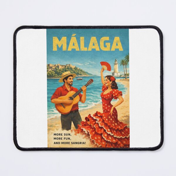 Item preview, Málaga Flamenco Costa del Sol Andalusia Spain designed and sold by Places On Earth.