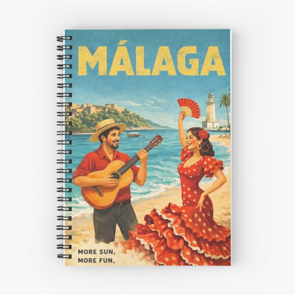 Item preview, Málaga Flamenco Costa del Sol Andalusia Spain designed and sold by Places On Earth.