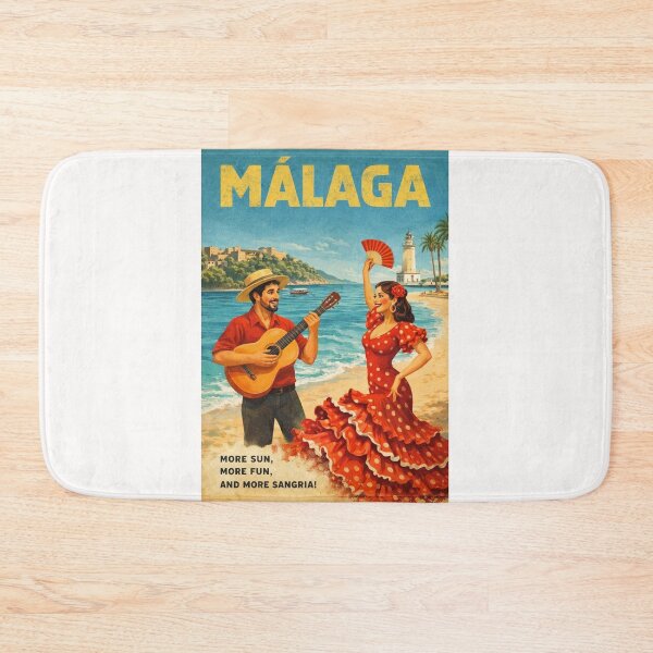 Item preview, Málaga Flamenco Costa del Sol Andalusia Spain designed and sold by Places On Earth.