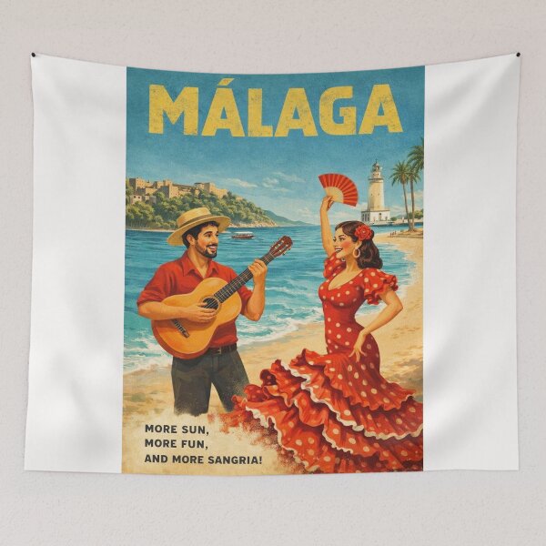 Item preview, Málaga Flamenco Costa del Sol Andalusia Spain designed and sold by Places On Earth.