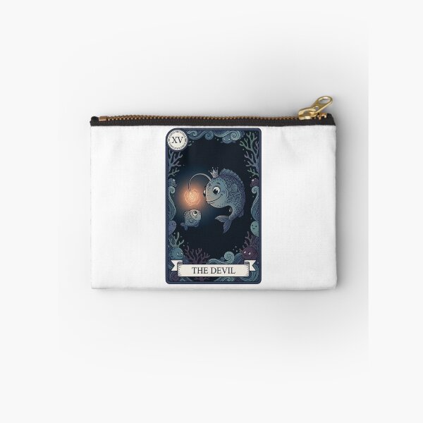 Item preview, Anglerfish Devil Tarot Card Ocean Art designed and sold by SMARTKIT  DESIGNAGENCY.