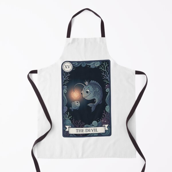 Item preview, Anglerfish Devil Tarot Card Ocean Art designed and sold by SMARTKIT DESIGNAGENCY.