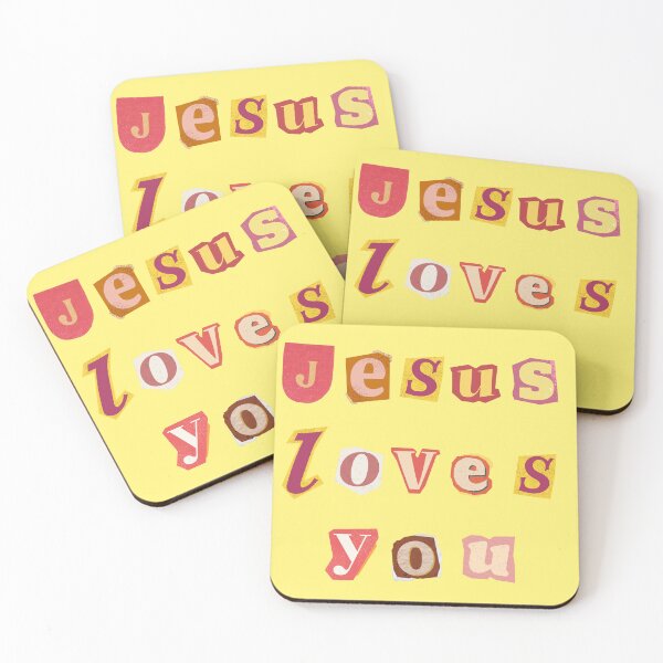 Item preview, Jesus Loves You - hoodie, sticker, mug, bag etc designed and sold by HisDesignCo.
