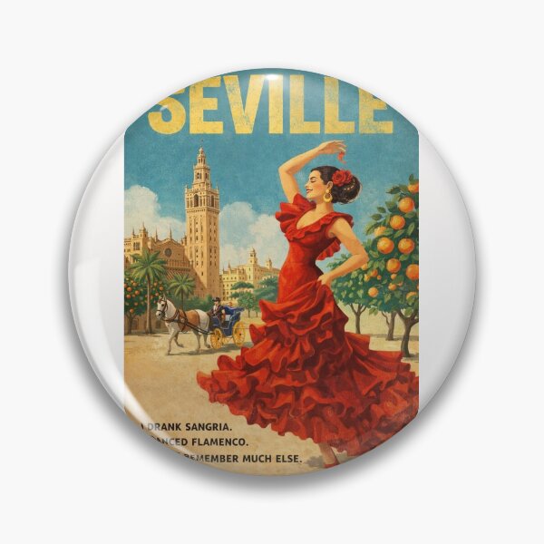 Item preview, Seville Plaza de España Giralda Andalusia Spain designed and sold by Places On Earth.