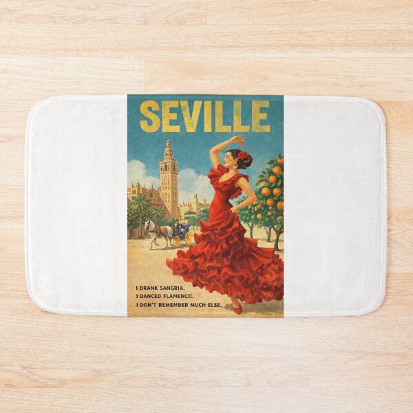 Item preview, Seville Plaza de España Giralda Andalusia Spain designed and sold by Places On Earth.