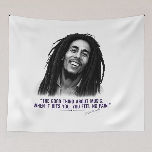 Item preview, Bob Marley Inspired Piece – The Good Thing About Music designed and sold by ARbyCharlie.