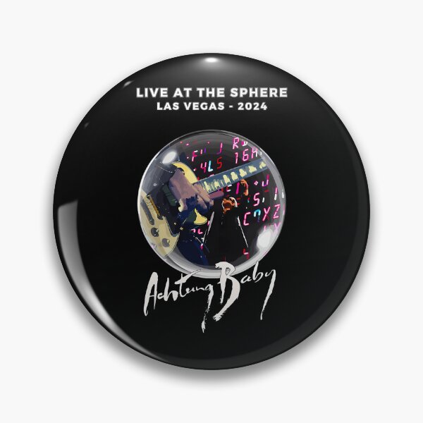 Item preview, Live At The Sphere Las Vegas Achtung Baby Guitar designed and sold by Malsoy.