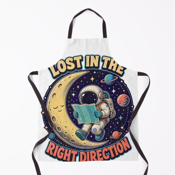 Item preview, Lost in the Right Direction – Retro Astronaut Adventure designed and sold by sabily.