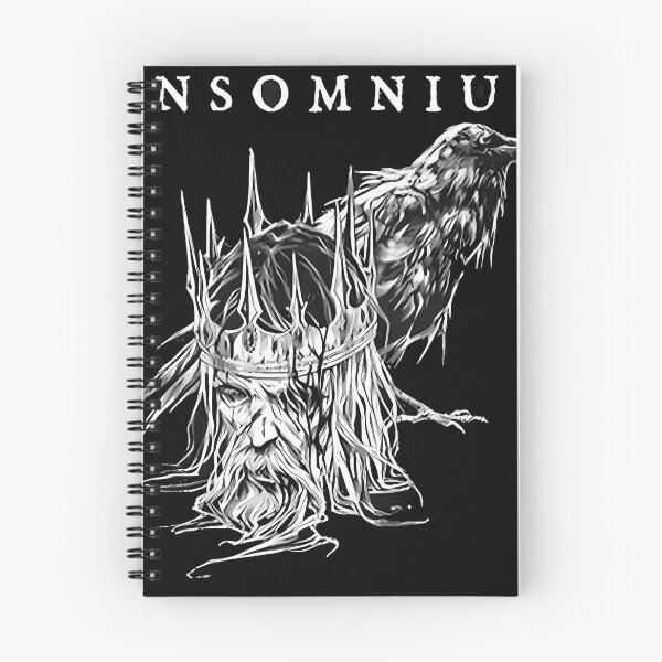 Item preview, Insomnium Crowned Bearded King Head and Detailed Raven Companion designed and sold by Lai Fai.
