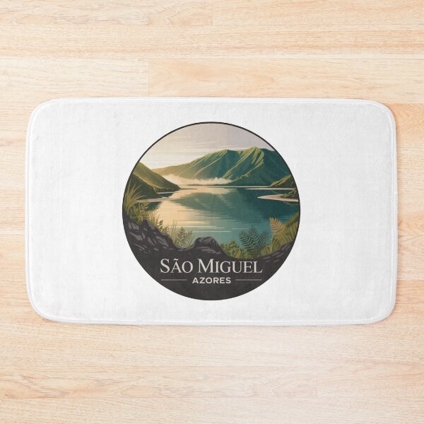 Item preview, São Miguel Azores Portugal: Misty Green Lake Landscape designed and sold by CircinusStore.