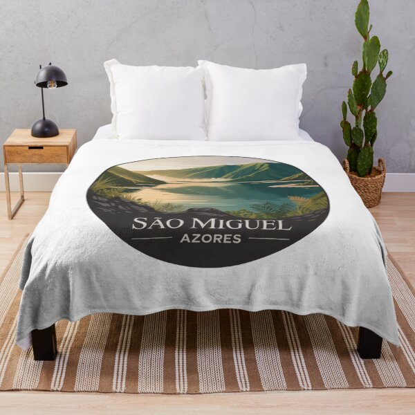Item preview, São Miguel Azores Portugal: Misty Green Lake Landscape designed and sold by CircinusStore.