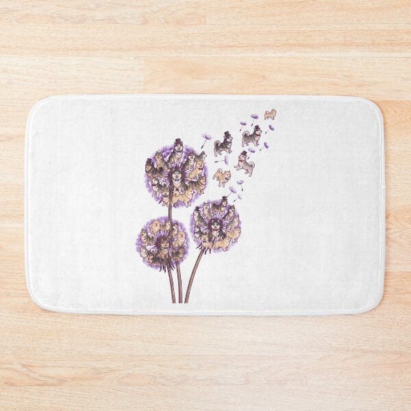 Item preview, Pomsky Dandelion Flower Dog Lover designed and sold by dian-rody-crest.