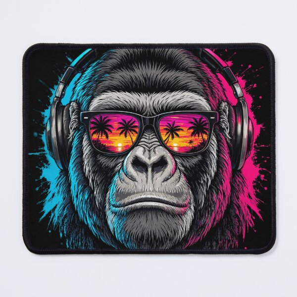 Item preview, Gorilla with glasses designed and sold by Diapason-Art.