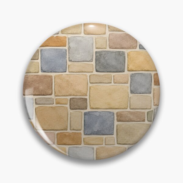 Item preview, Stone wall multicolour print designed and sold by KLflorals.