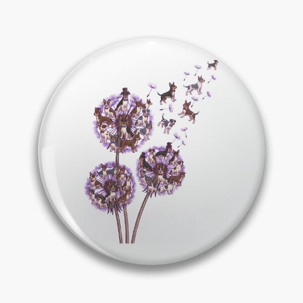 Item preview, Rat Terrier Dandelion Flower Dog Lover designed and sold by dian-rody-crest.