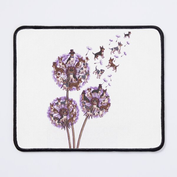 Item preview, Rat Terrier Dandelion Flower Dog Lover designed and sold by dian-rody-crest.