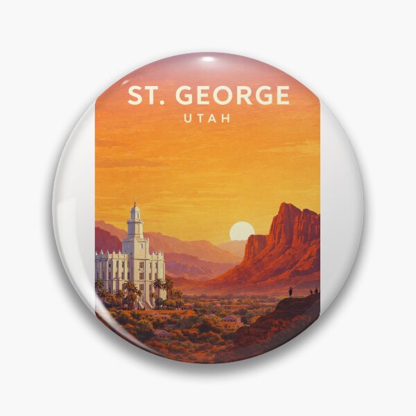 Item preview, St. George Red Cliffs Snow Canyon Utah Desert Landscape designed and sold by Places On Earth.