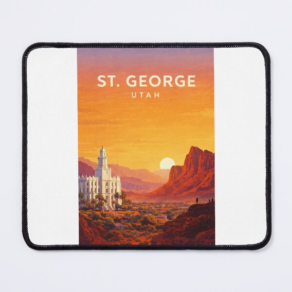 Item preview, St. George Red Cliffs Snow Canyon Utah Desert Landscape designed and sold by Places On Earth.