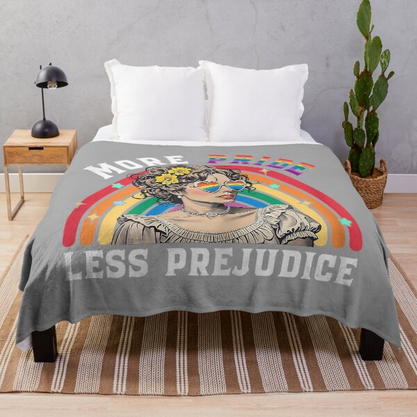 Item preview, More Pride Less Prejudice Rainbow Vintage Pride Aesthetic designed and sold by KathieFaugh.