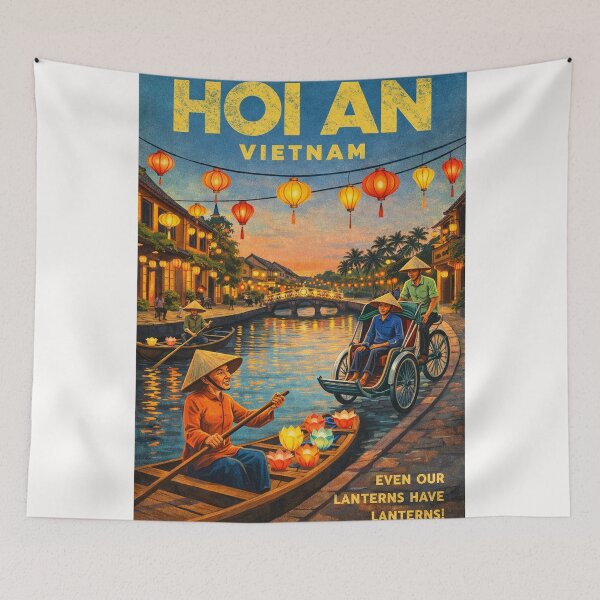 Item preview, Hoi An Ancient Town Thu Bon River Lantern Festival Vietnam designed and sold by Places On Earth.