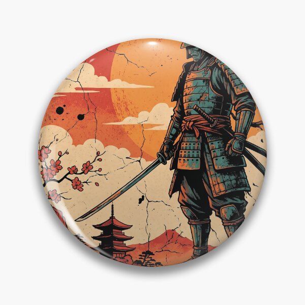 Item preview, samurai in teal and black armor  designed and sold by Gihan Bandara.