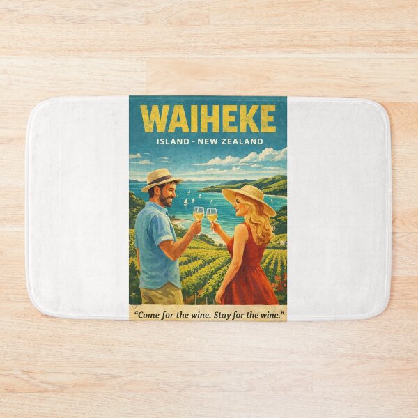 Item preview, Waiheke Island Hauraki Gulf Vineyards Auckland New Zealand designed and sold by Places On Earth.