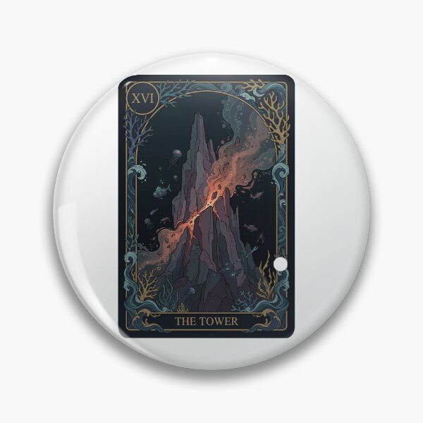 Item preview, Hydrothermal Tower Tarot Card Ocean Art designed and sold by SMARTKIT  DESIGNAGENCY.