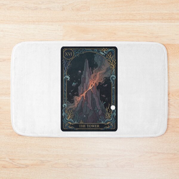 Item preview, Hydrothermal Tower Tarot Card Ocean Art designed and sold by SMARTKIT  DESIGNAGENCY.