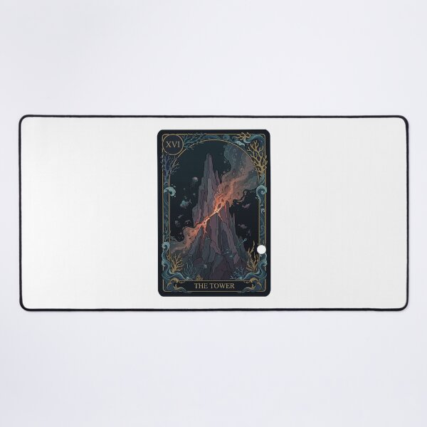 Item preview, Hydrothermal Tower Tarot Card Ocean Art designed and sold by SMARTKIT DESIGNAGENCY.