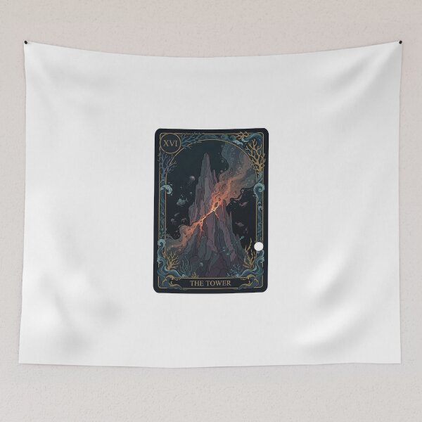 Item preview, Hydrothermal Tower Tarot Card Ocean Art designed and sold by SMARTKIT  DESIGNAGENCY.