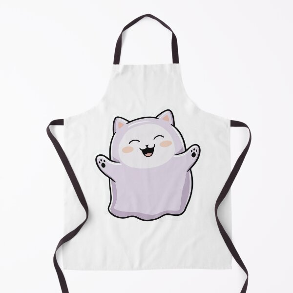 Item preview, Cute Ghost Cat Kawaii Spooky Kitty designed and sold by StickerMan17.